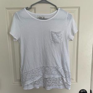 🦋Abercrombie White Lace top